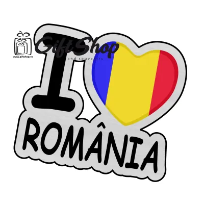 I love romania, magnet frigider mgs133